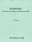 RHAPSODIE FOR ALTO SAX AND PIANO cover